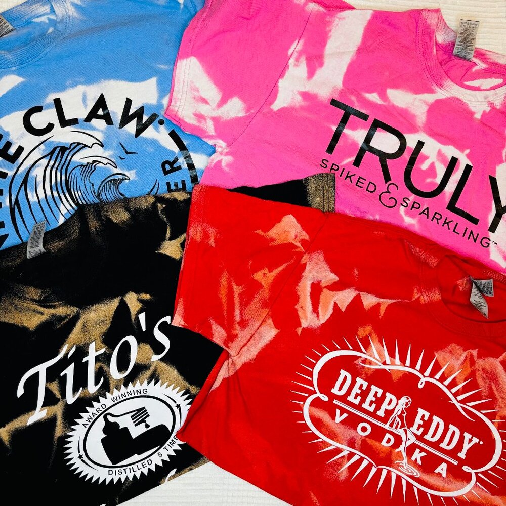 Tie Dye Branded T-Shirts